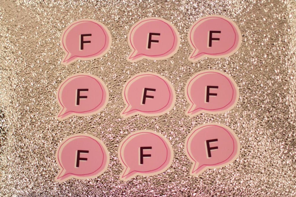 Image of Femsplain Logo Stickers