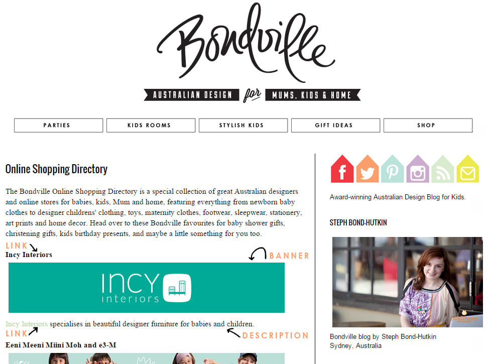 Image of Bondville online shopping directory