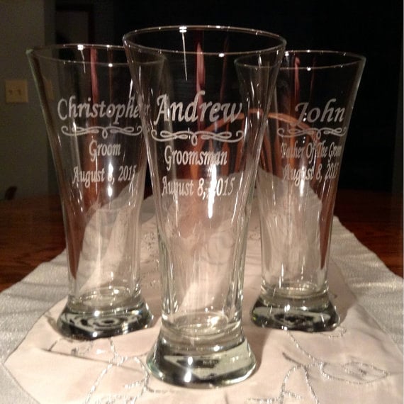 Image of Personalized Engraved 19.25 oz Pilsner