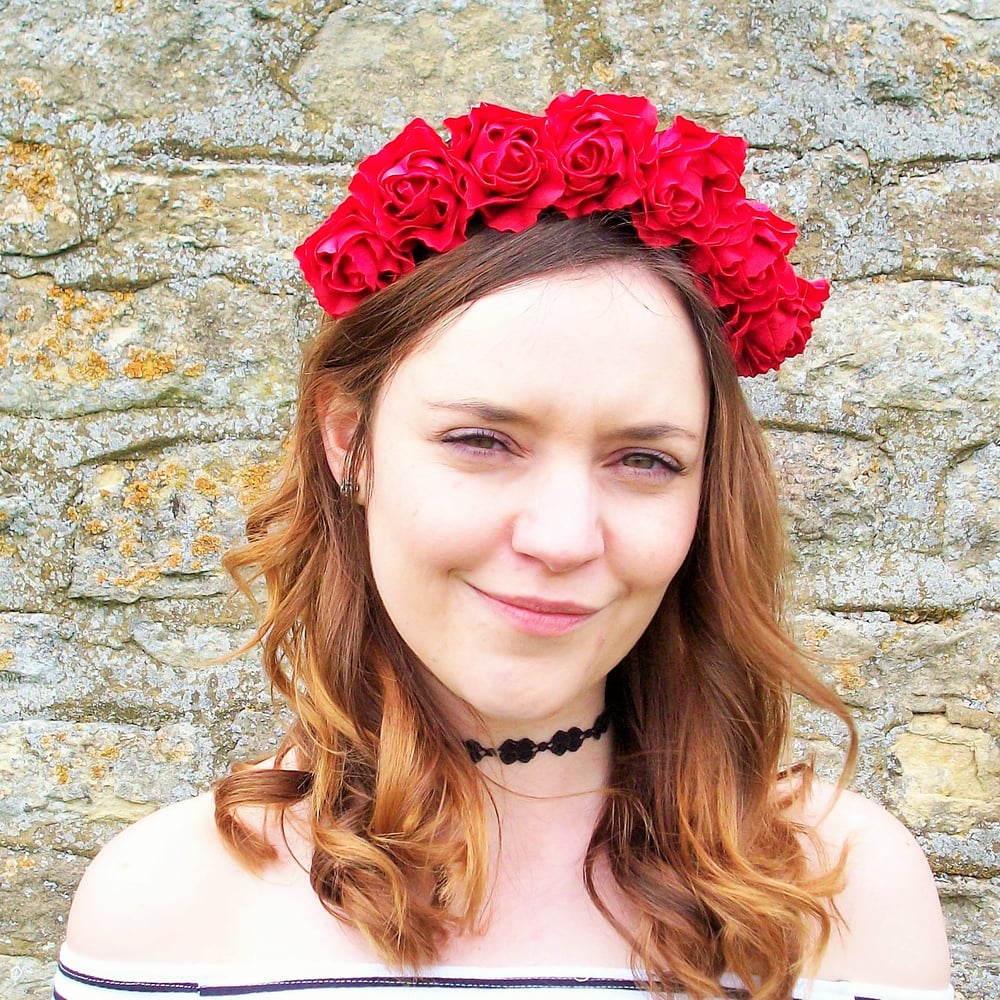 Image of Amelia Carnation Headband (Red)