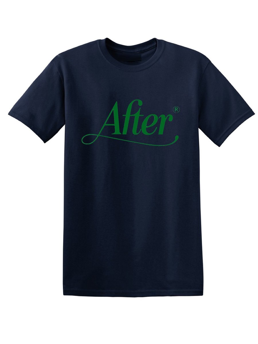 Image of AFTER - LOGO TEE NAVY