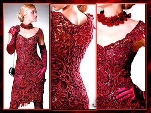 Image of Crochet Patterns eBook Irish Lace Dresses Wedding Diagram FREE SHIPPING - JMEFB