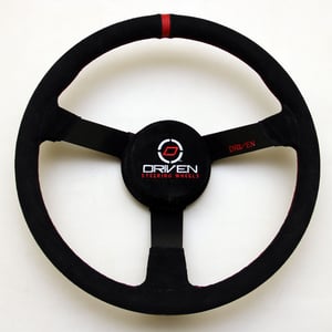 Image of Driven 15 inch Nascar Suede Steering Wheel