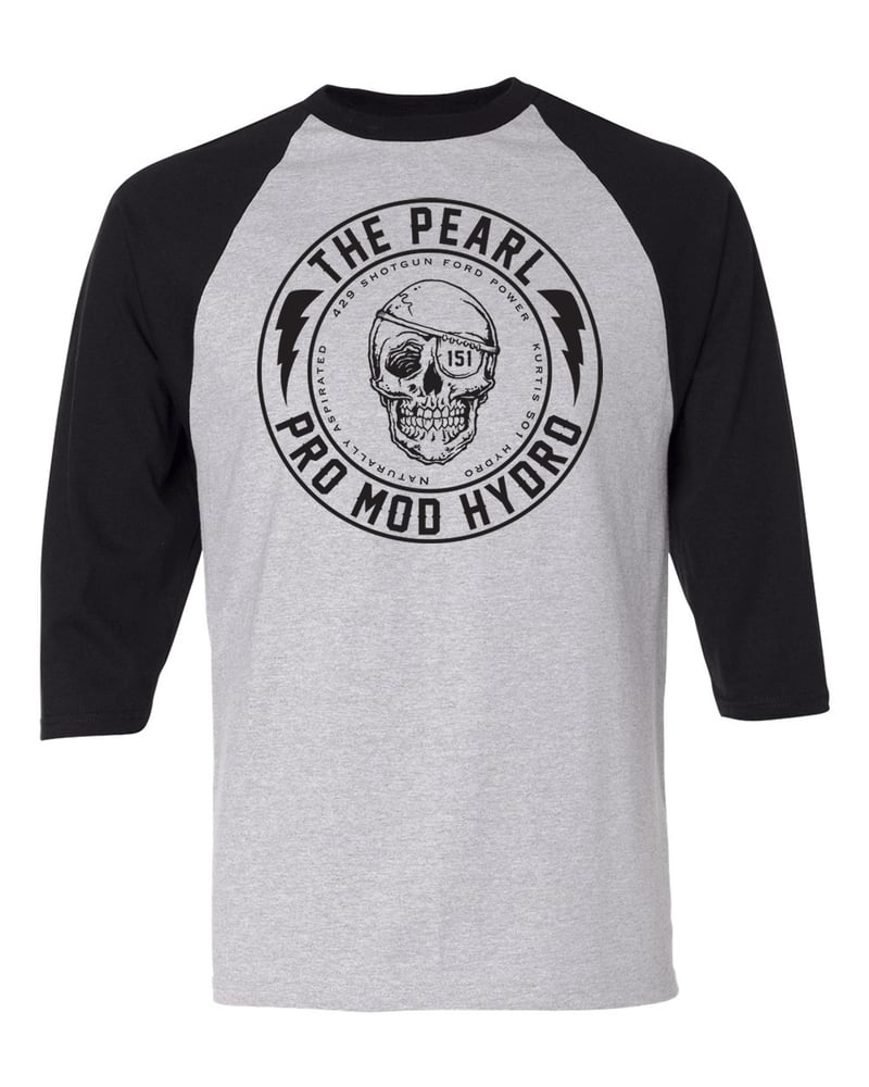 Image of Skull Baseball Tee