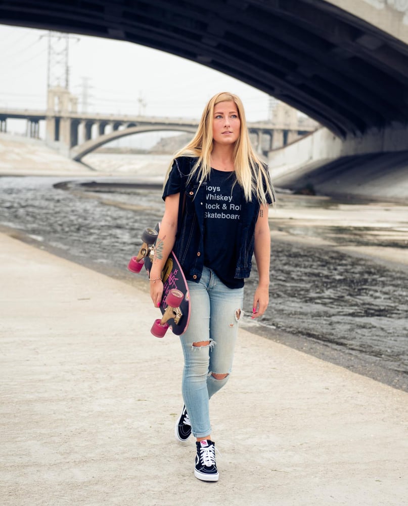 Image of Whiskey, Rock & Roll, Skateboarding Tee