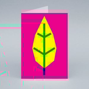 Image of Yellow Leaf card