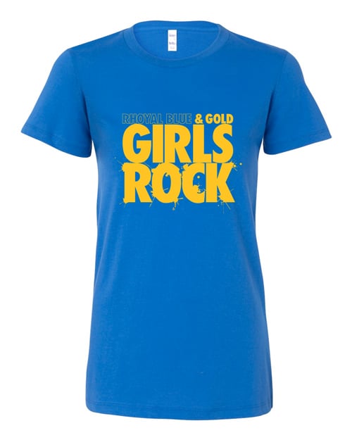 Image of RHOYAL BLUE AND GOLD GIRLS ROCK
