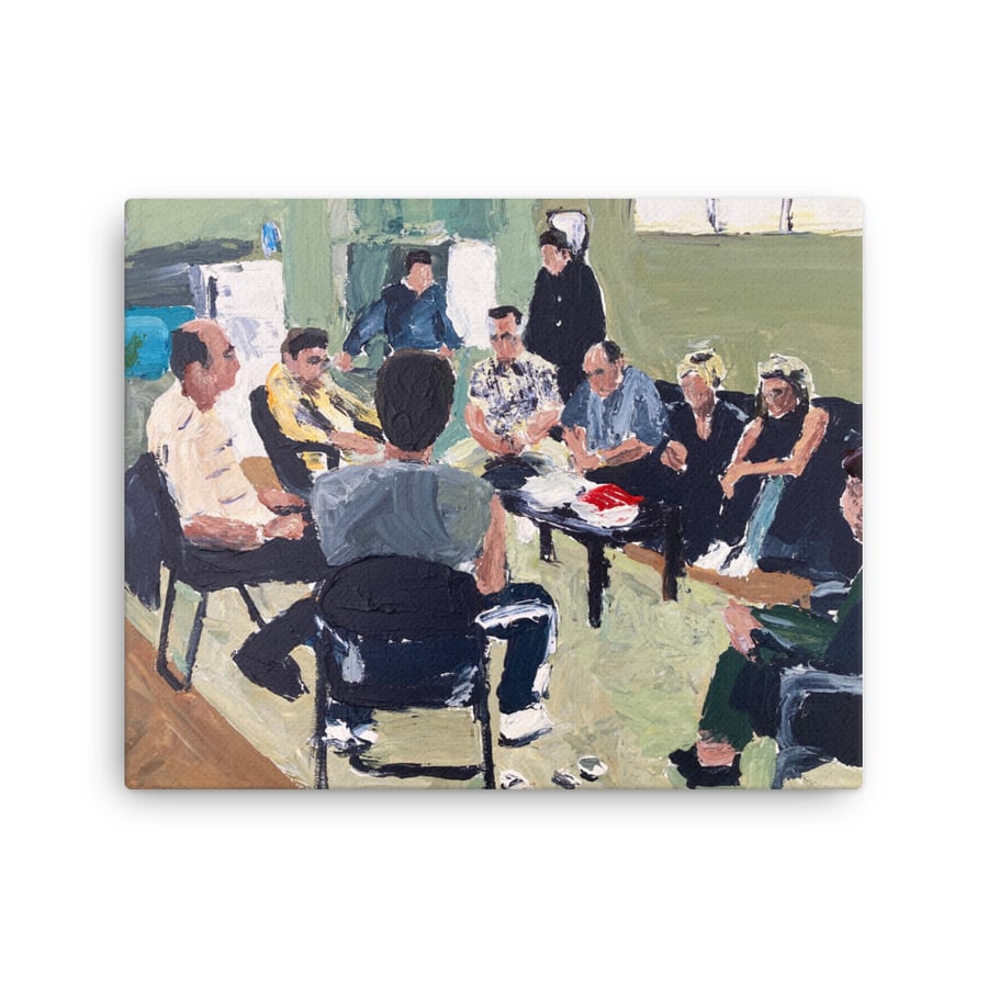 Image of The intervention canvas print 16” x 20”