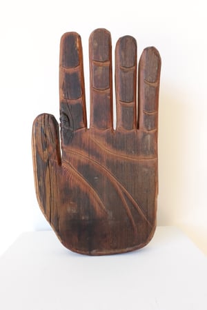 Hartwick Large Carved Hand 