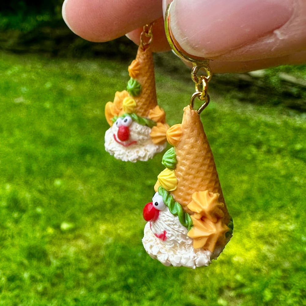 Image of Ice Cream Clown Earrings
