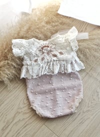 Image 1 of Baby girl bodysuit for photoshoot - Carlene - 0-3 months