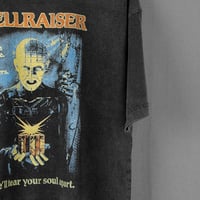 Image 2 of Hellraiser Pinhead 80s Horror Movie Premium T-Shirt – Washed Unisex Tee