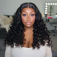 Image 1 of GLUELESS Loose Deep Wave 9x6" HD Lace Closure Wig (from BGMGirl Hair)