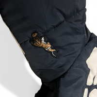 Image 4 of Faith & Loyalty “Eternal Conflict” Puffer Suit (Navy)