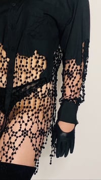 Image 4 of Karl Lagerfeld Netted Blouse