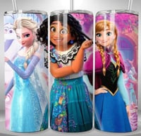 3 princesses 20oz tumbler