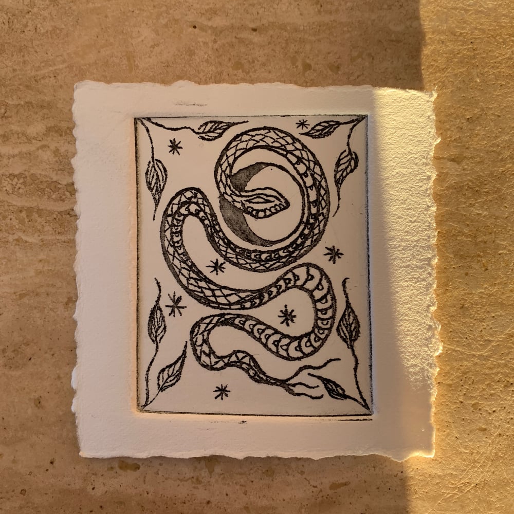 Image of Aether Snake Etching 