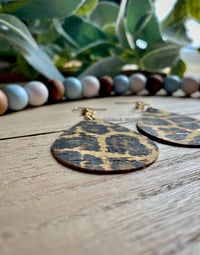 Image 3 of Leopard Earrings