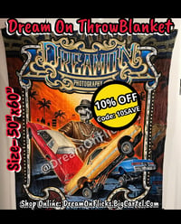 Image 2 of New Hop Dream On ThrowBlanket