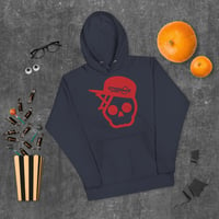 Image 2 of Red Skull Unisex Hoodie