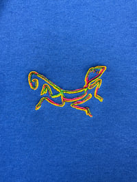 Image 4 of BLUE LIZARD ZIP HOODIE