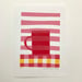 Image of Striped Cup handmade prints