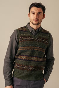 Image 1 of Fair Isle Vest - Made in Scotland