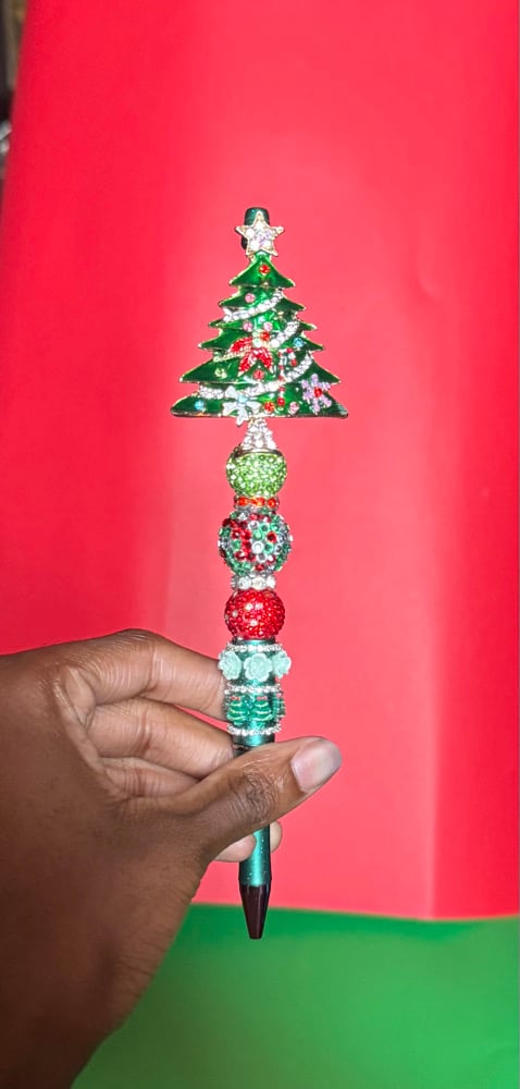 Image of Rhinestone Festive Pens (extended)