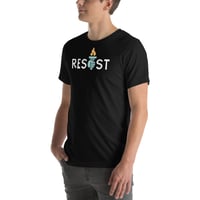 Image 4 of RESIST- Liberty Torch Tee Unisex Cotton Tee Shirt