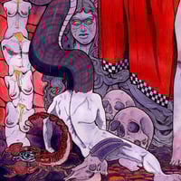 Image 4 of  Lair of Babylon Original Watercolor Painting 