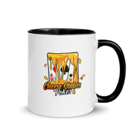 Image 1 of Cheese Stakes Poker Mug with Color Inside