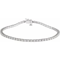 Image 1 of 7 1/4” Lab Diamond Tennis Bracelet