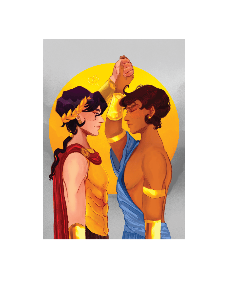 Image of Klance gladiator print 5x7"