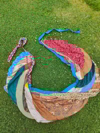 Image 8 of Wrap petal skirt 8-18 uk turquoise mix waistband