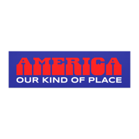 AMERICA — Our Kind of Place Bumper Sticker