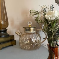 Image 1 of Amber Borosilicate Glass Teapot