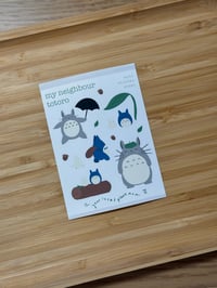 Image 1 of My Neighbour Totoro Mini Sticker Sheet 
