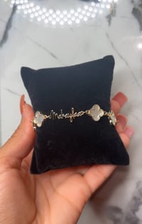 Image 2 of Custom clover bracelet 
