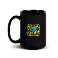 Image 5 of FUCK YEAH Black Glossy Mug