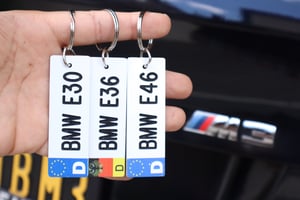 Image of  Euro Plate Chassis Keychains