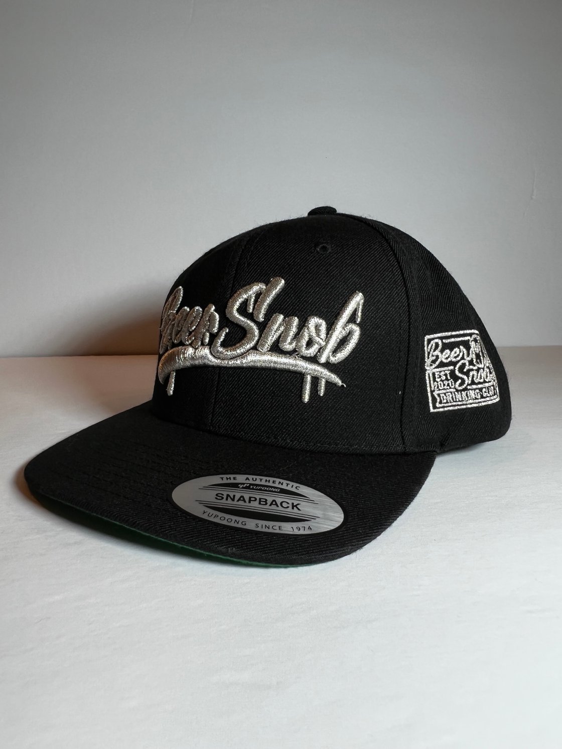 Image of Metallic Silver and black Snap Back v 1.0