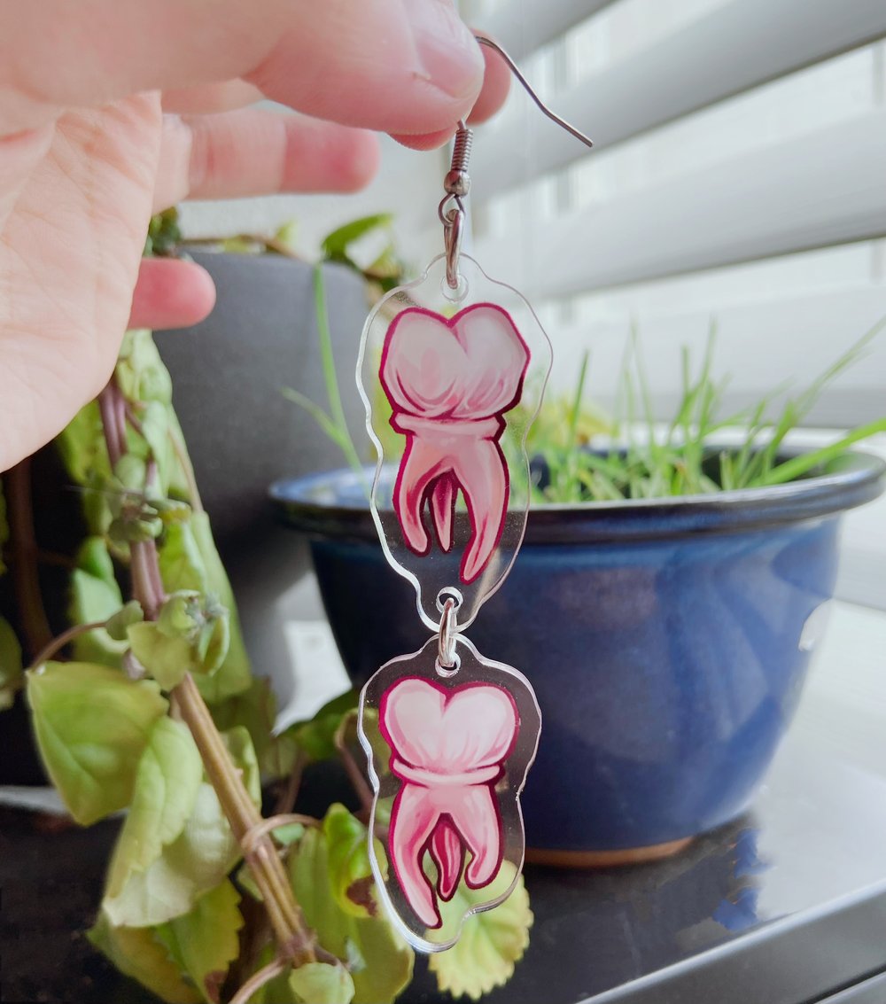 Teeth earring