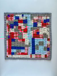 Image 3 of One More Cup of Coffee - hand sewn wall quilt 