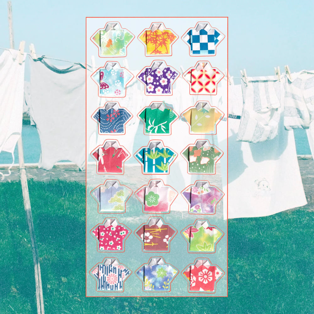 Image of [PREORDER] LAUNDRY DAY STICKER SHEET