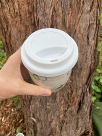 Image 2 of Bee Decorated LARGE Travel Mug With  Lid