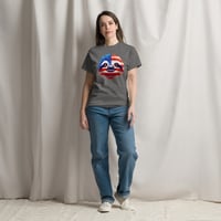 Image 2 of USA Flag Sloth Independence Day T-shirt