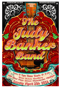 The Judy Banker Band show poster 