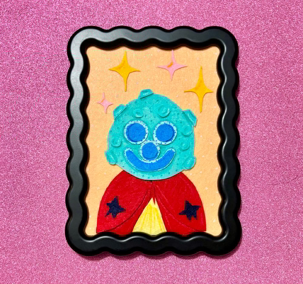 Image of “Moon Goon” Felt Art Piece