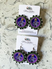 Image 1 of Beetlejuice Earrings (Dangly or Studs)
