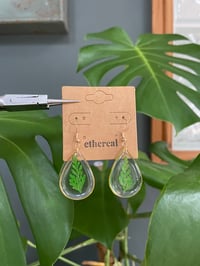 Image 1 of Golden Fern Earrings